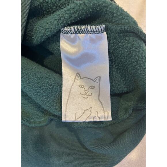 RIPNDIP Green on green Tonal Nermal Sweatshirt Hoodie Size MEDIUM - Picture 6 of 8